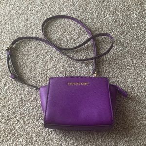 EUC Michael Kors Purple Crossbody